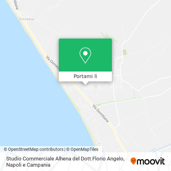 Mappa Studio Commerciale Alhena del Dott.Florio Angelo