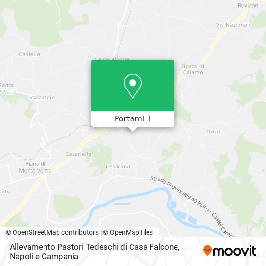 Mappa Allevamento Pastori Tedeschi di Casa Falcone