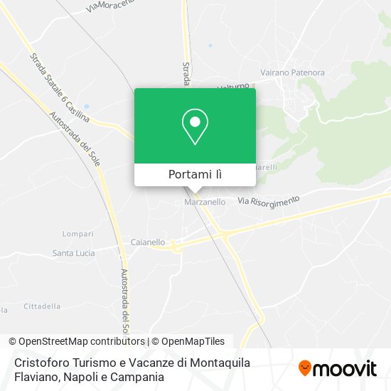 Mappa Cristoforo Turismo e Vacanze di Montaquila Flaviano