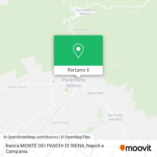 Mappa Banca MONTE DEI PASCHI DI SIENA