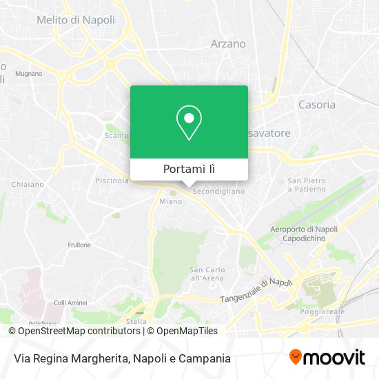 Mappa Via Regina Margherita