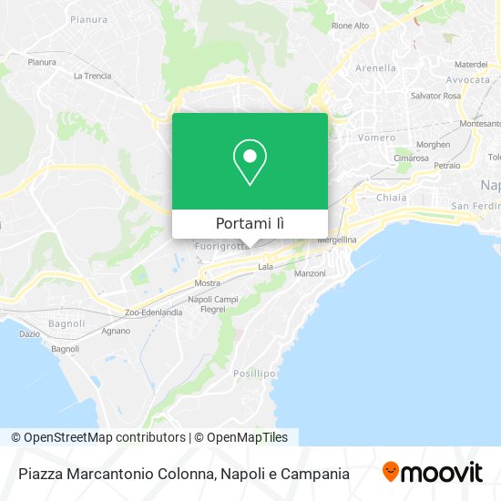 Mappa Piazza Marcantonio Colonna