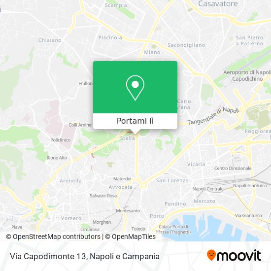 Mappa Via Capodimonte 13