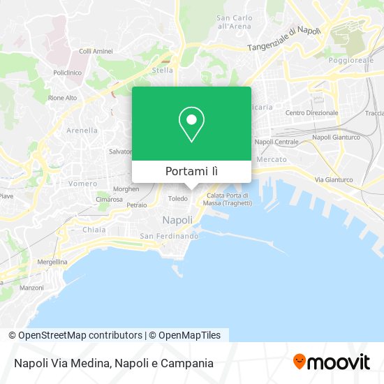 Mappa Napoli Via Medina