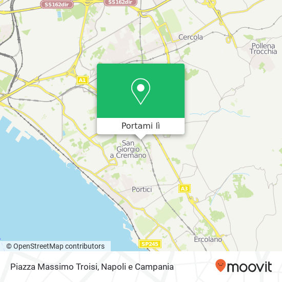 Mappa Piazza Massimo Troisi