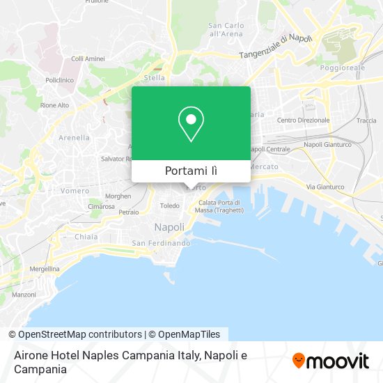 Mappa Airone Hotel Naples Campania Italy
