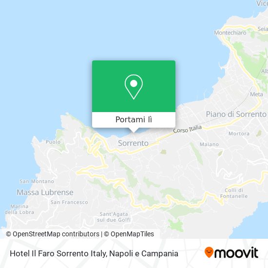 Mappa Hotel Il Faro Sorrento Italy