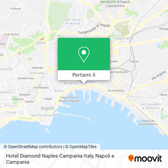 Mappa Hotel Diamond Naples Campania Italy