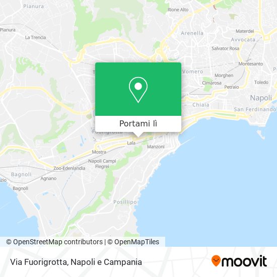 Mappa Via Fuorigrotta