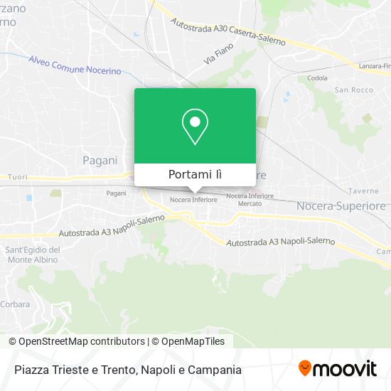 Mappa Piazza Trieste e Trento