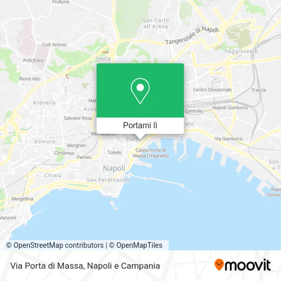 Mappa Via Porta di Massa