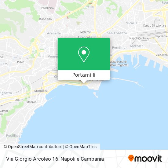 Mappa Via Giorgio Arcoleo 16