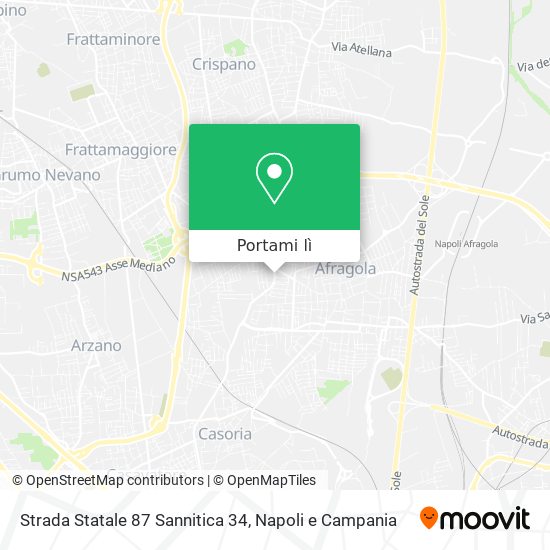 Mappa Strada Statale 87 Sannitica 34