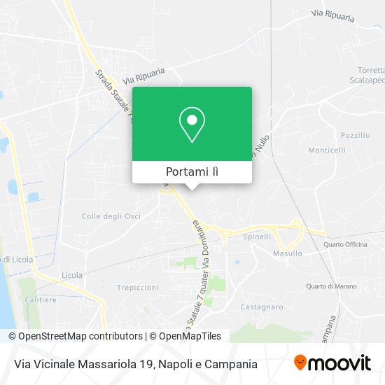 Mappa Via Vicinale Massariola 19