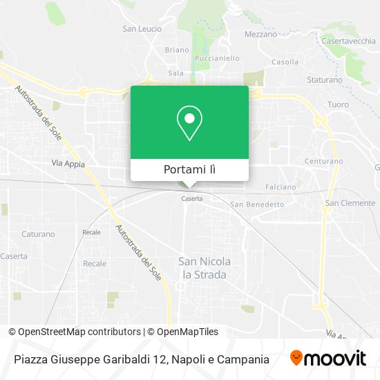Mappa Piazza Giuseppe Garibaldi 12
