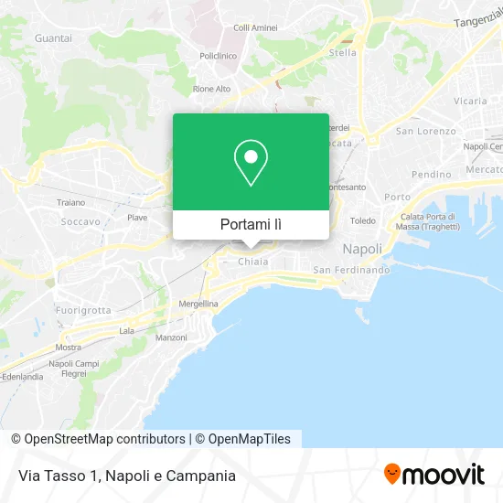 Mappa Via Tasso 1