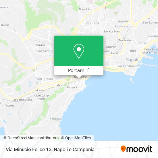 Mappa Via Minucio Felice 13
