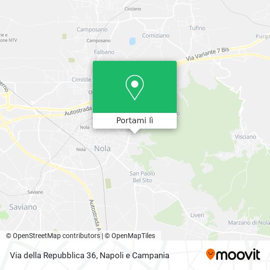 Mappa Via della Repubblica 36
