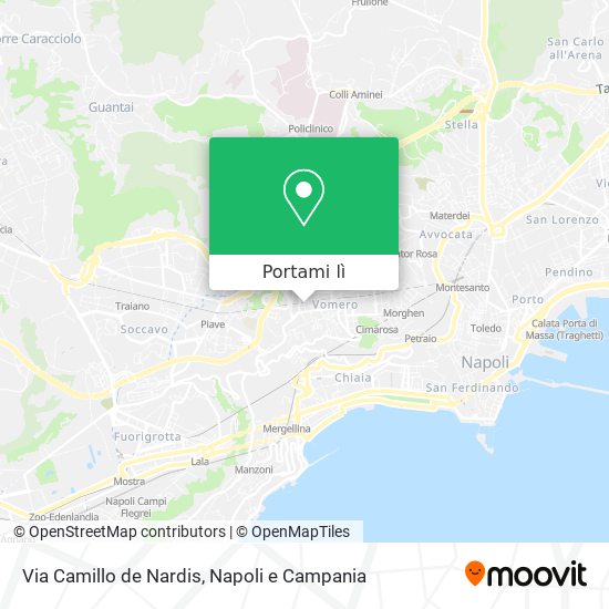 Mappa Via Camillo de Nardis