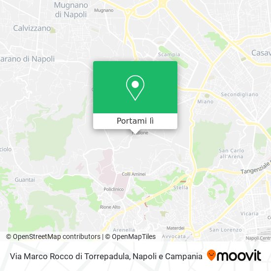 Mappa Via Marco Rocco di Torrepadula
