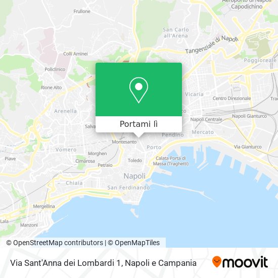 Mappa Via Sant'Anna dei Lombardi 1