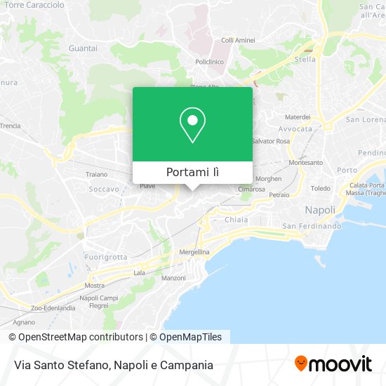 Mappa Via Santo Stefano