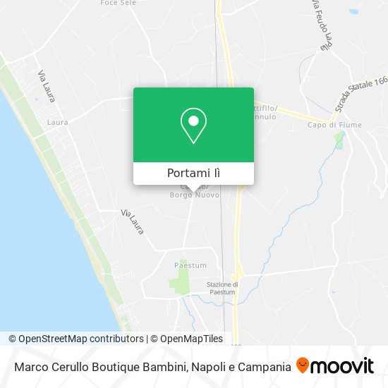 Mappa Marco Cerullo Boutique Bambini