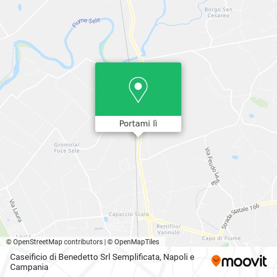 Mappa Caseificio di Benedetto Srl Semplificata