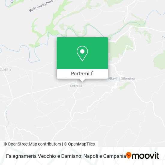 Mappa Falegnameria Vecchio e Damiano