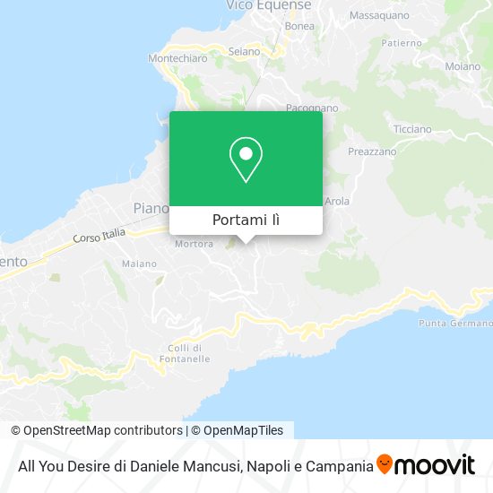 Mappa All You Desire di Daniele Mancusi