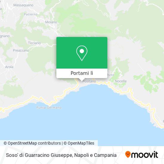 Mappa Soso' di Guarracino Giuseppe