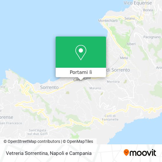 Mappa Vetreria Sorrentina