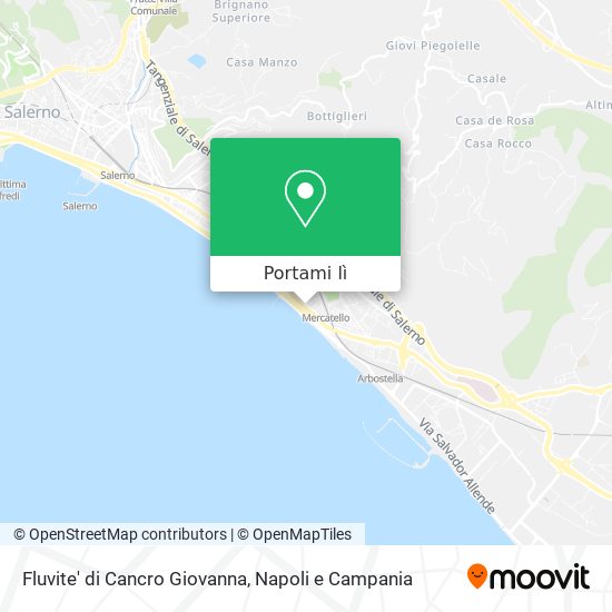 Mappa Fluvite' di Cancro Giovanna