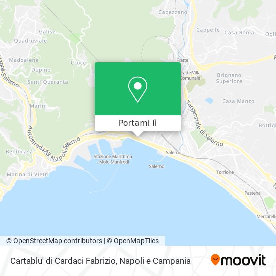 Mappa Cartablu' di Cardaci Fabrizio