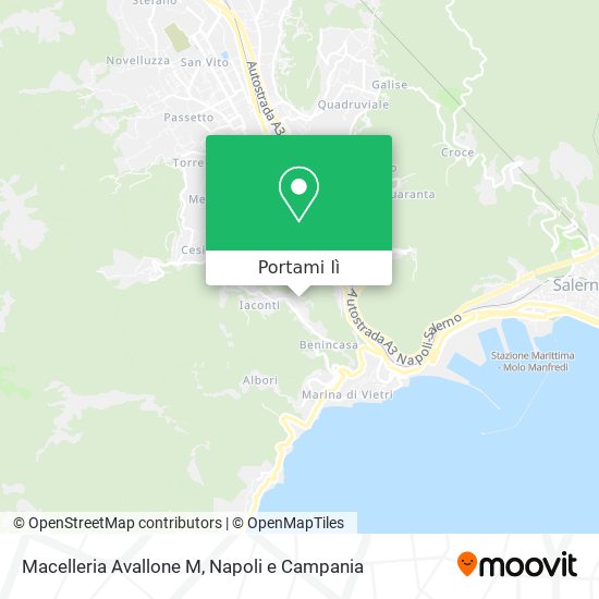 Mappa Macelleria Avallone M