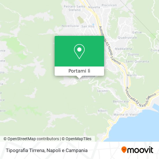 Mappa Tipografia Tirrena