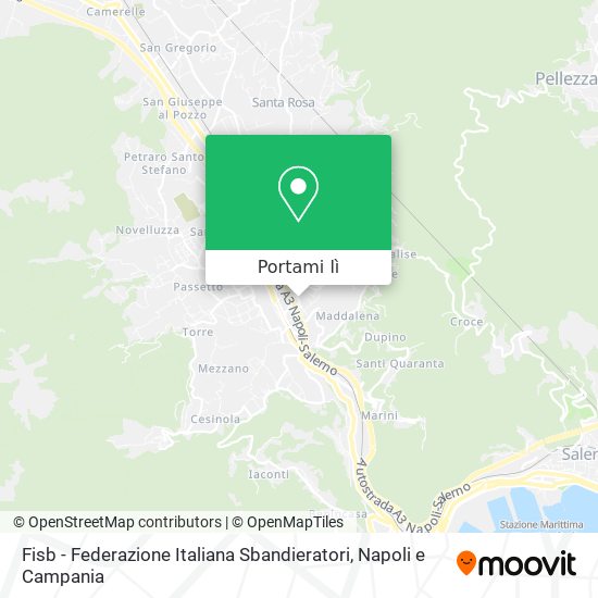 Mappa Fisb - Federazione Italiana Sbandieratori