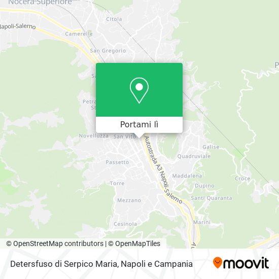 Mappa Detersfuso di Serpico Maria