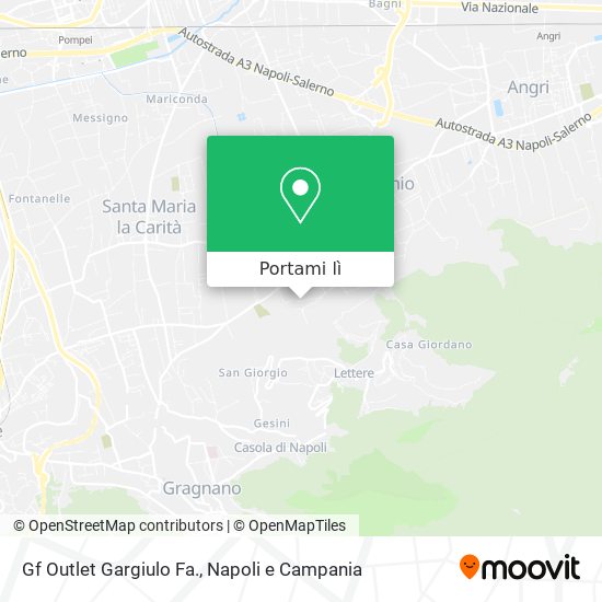 Mappa Gf Outlet Gargiulo Fa.