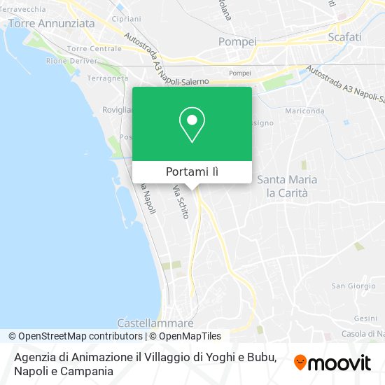 Mappa Agenzia di Animazione il Villaggio di Yoghi e Bubu