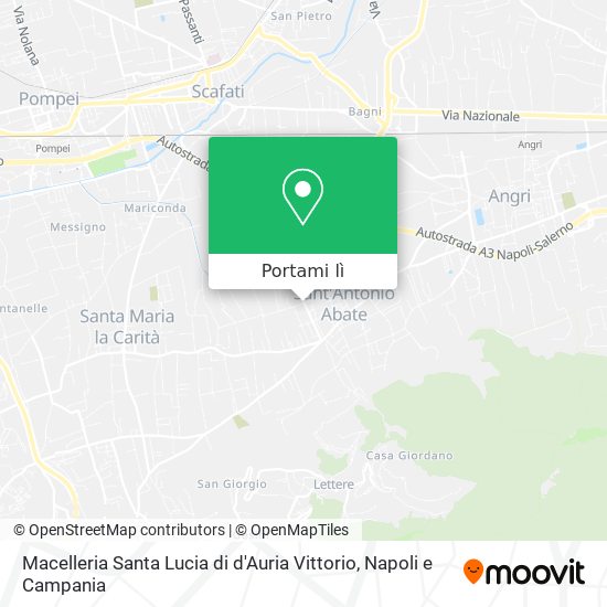 Mappa Macelleria Santa Lucia di d'Auria Vittorio