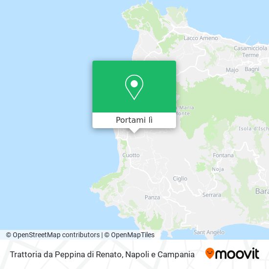 Mappa Trattoria da Peppina di Renato