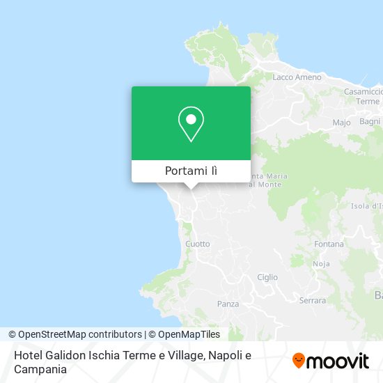 Mappa Hotel Galidon Ischia Terme e Village