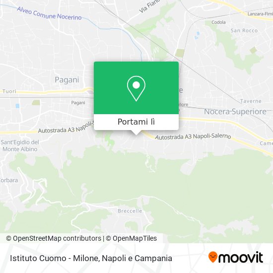 Mappa Istituto Cuomo - Milone