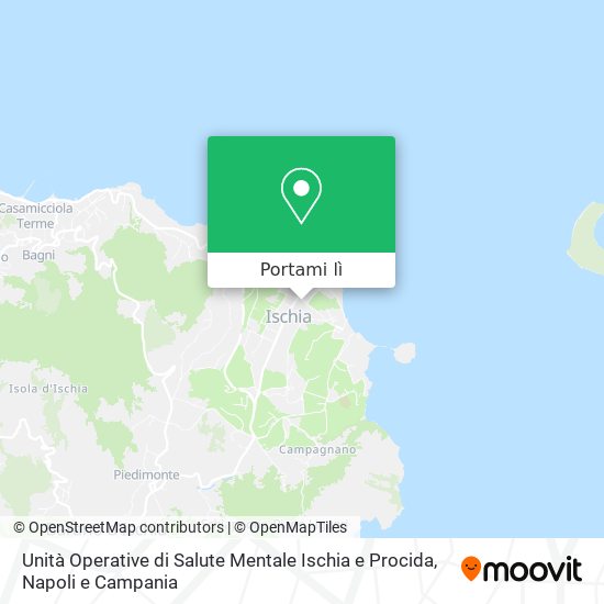 Mappa Unità Operative di Salute Mentale Ischia e Procida