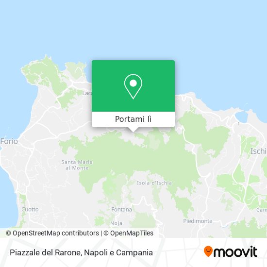 Mappa Piazzale del Rarone
