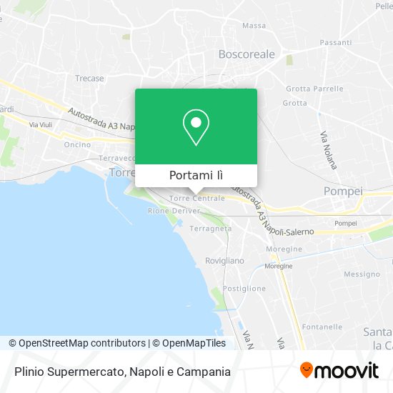 Mappa Plinio Supermercato