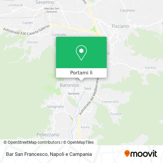 Mappa Bar San Francesco