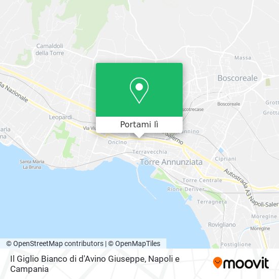 Mappa Il Giglio Bianco di d'Avino Giuseppe