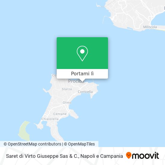 Mappa Saret di Virto Giuseppe Sas & C.